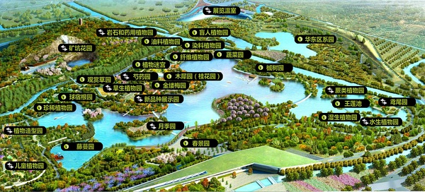辰山植物园地图