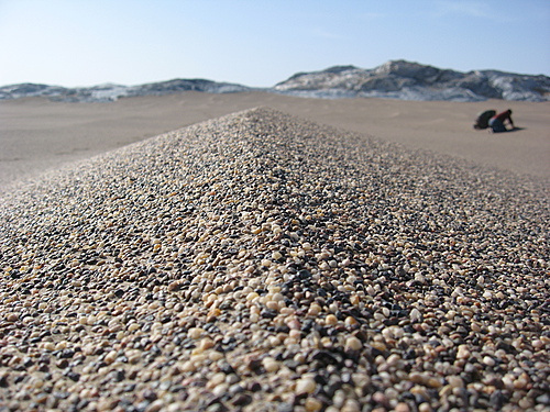 【图】沙浪，有时碎屑物达到细砾级